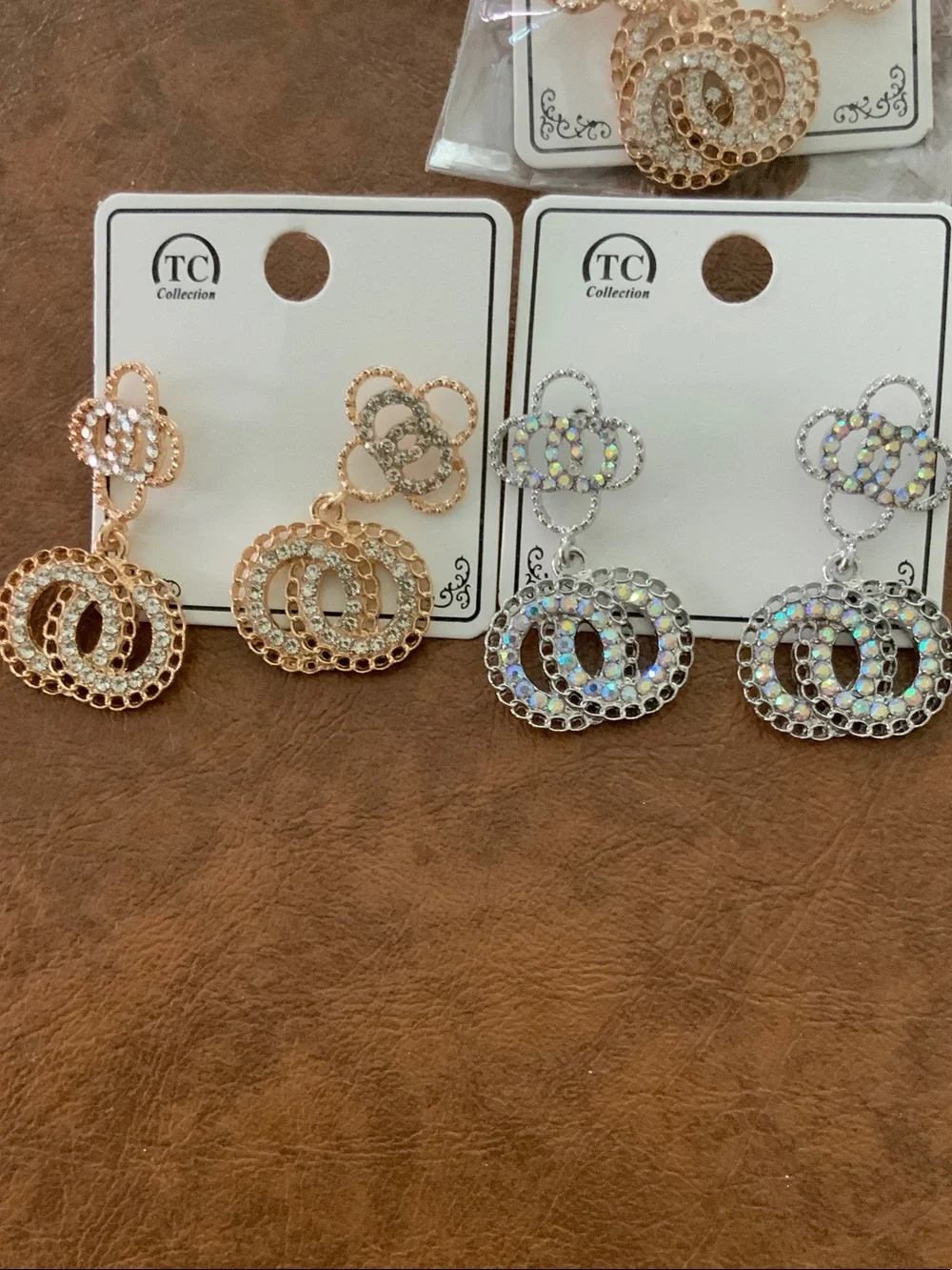 TC Mixed Pearl-Trim Hoop and Drop Earrings in Gold and Silver Tones